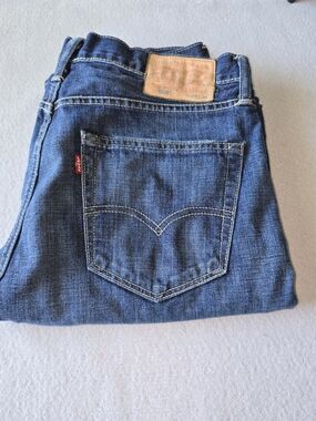 508 Levi's Blue Men Denim Jeans Tapered 32 X 34